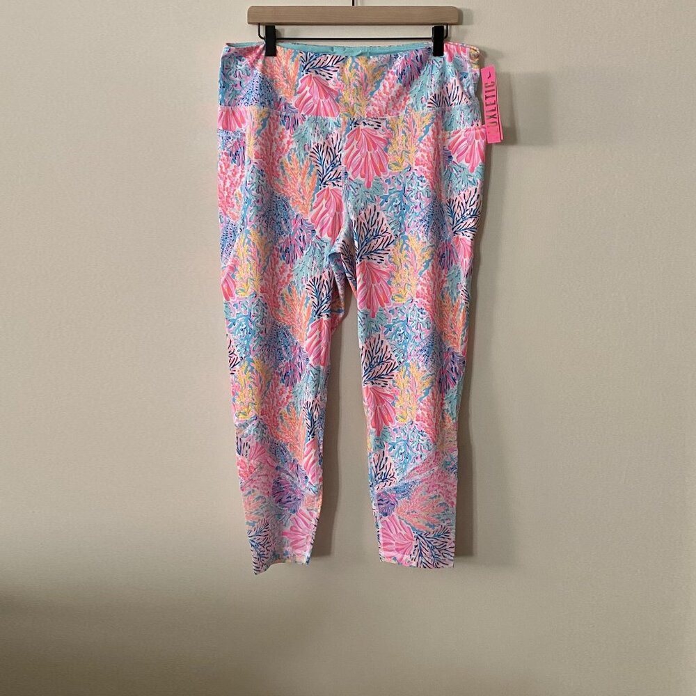 ✨2x HP✨Lilly Pulitzer Luxletic 24" Weekender High-Rise Midi Legging NWT - Picture 5 of 9